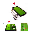 3 PCS Mini Golf Clubs Models Ball Pen With Putting Green